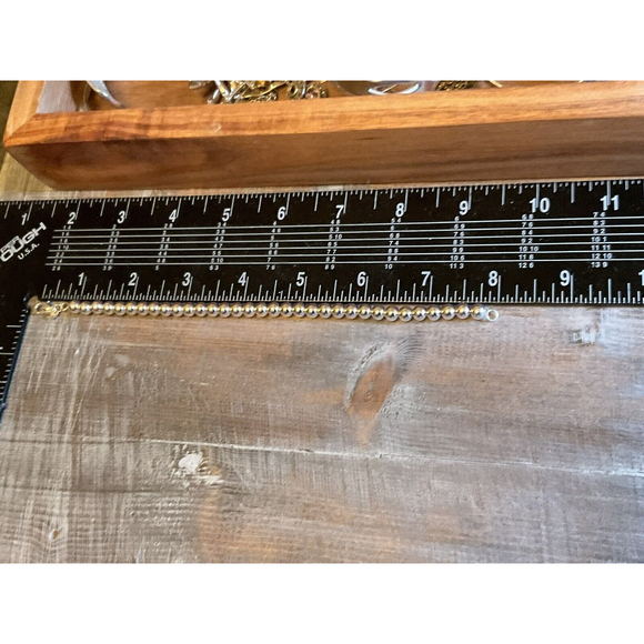 Blue Lapis Stretchy Bangle Bracelet w/ NEW 925 SS 6mm Ball Bead Bracelet - Picture 3 of 4